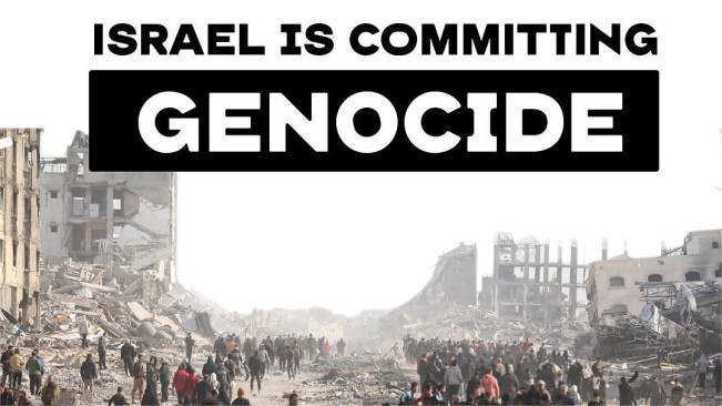 Unggahan laporan organisasi HAM B'Tselem terkait genosida oleh Israel di Gaza. (Instagram @btselem)